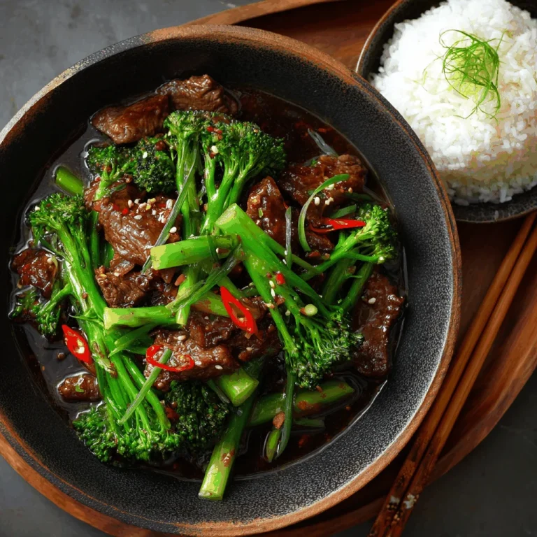 A delicious plate of Chinese Beef and Broccoli (One Pan Take-Out)