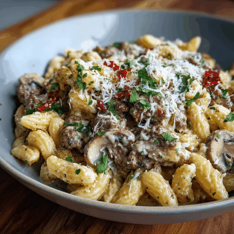 Why This Creamy Beef Pasta Became My Weeknight Savior A delicious plate of High Protein Creamy Beef Pasta Recipe for Quick Weeknight Dinners