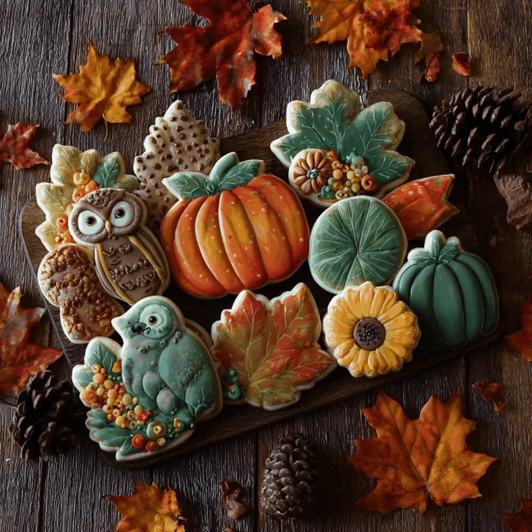 A delicious plate of 33 Must-Bake Fall Cookies: Sugar, Spice, and Everything Nice