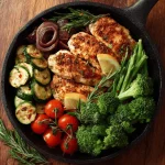 A delicious plate of Healthy dinner ideas for diabetics, easy dinner ideas for type 2 diabetics, dinner meals