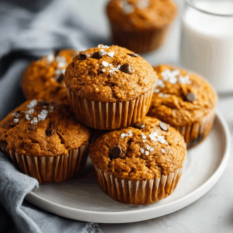 A delicious plate of Healthy Greek Yogurt Pumpkin Muffins