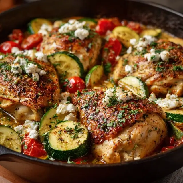 Why This Mediterranean Chicken Zucchini Bake Is a Must-Try