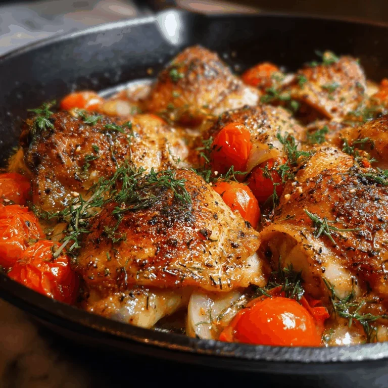 A delicious plate of One-Pan Chicken with Buttered Noodles