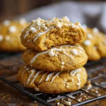 A delicious plate of Easy Pumpkin Cheesecake Cookies