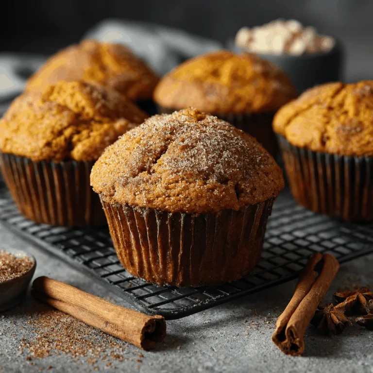 A delicious plate of Healthy Pumpkin Muffins | Moist, Easy & Freezer-Friendly!