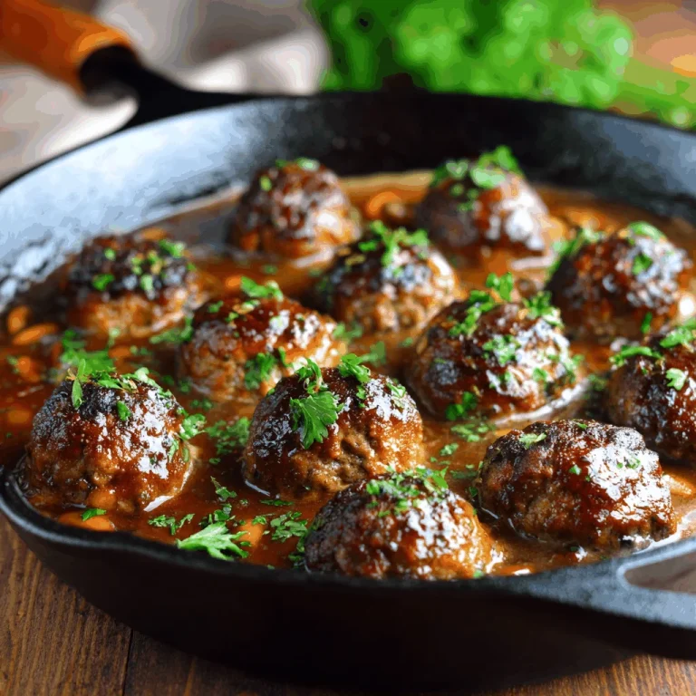 Discovering Comfort: Slow Cooker Salisbury Steak Meatballs