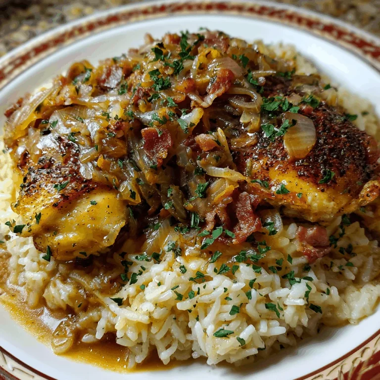 Discovering Joy: Creamy Smothered Chicken and Rice Bliss