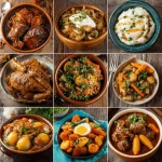 A delicious plate of My whole collection of whole30 approved crockpot recipes.