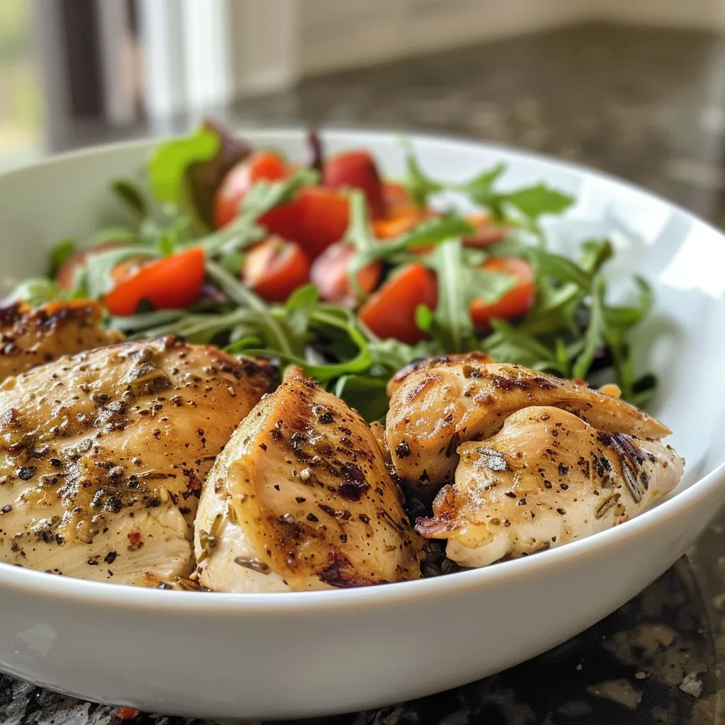 Captivating shot of a chicken meal, highlighting its crispy exterior and hearty ingredients.