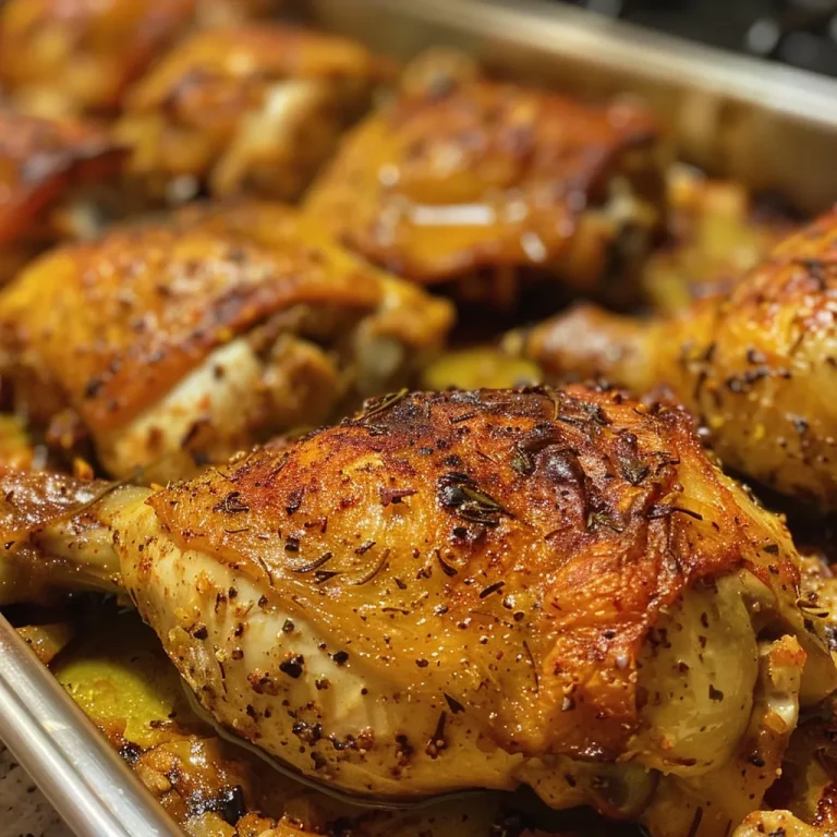 Juicy oven-baked chicken breast garnished with herbs, shot on an iPhone.