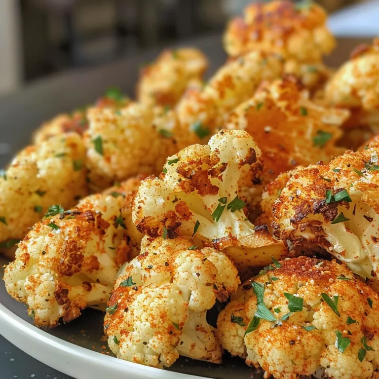 Bites of Adventure: How Air Fryer Cauliflower Took Me on a Flavor Journey Deliciously cooked Air Fryer Cauliflower Bites, showcasing their crispy texture.