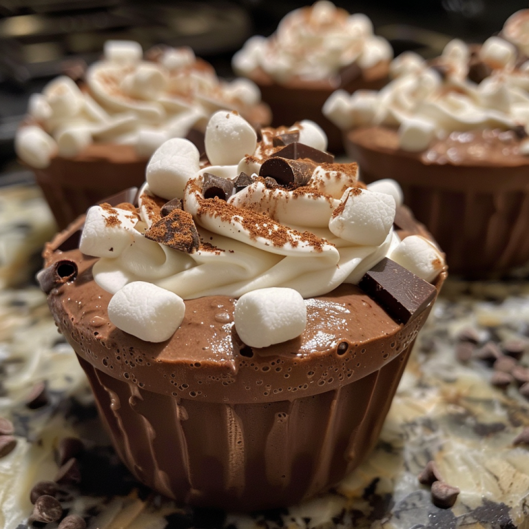 Whipped Wonders: Indulging in Hot Chocolate Mousse Cups from Every Cozy Corner