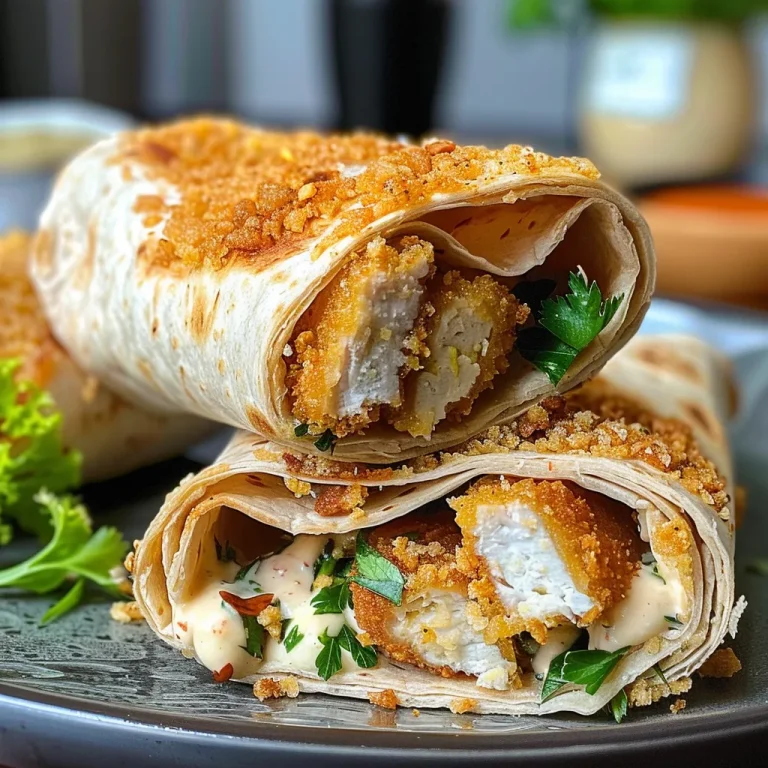 Bite-Sized Adventures: Mini Schnitzel Wraps That Whisk You Away Side view of succulent Mini Schnitzel Wraps, showcasing delicious fillings.