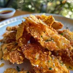 Deliciously crispy Hot Honey Chicken with a golden cornflake crust.
