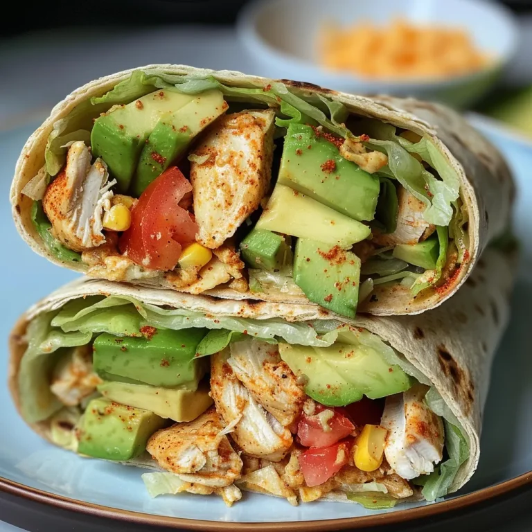 A delicious Chicken Avocado Ranch Burrito filled with fresh toppings, served on a plate.