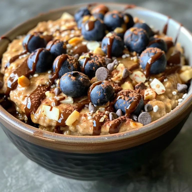 Whisking Wellness A Journey Through Baked Protein Pancake Bowls Close-up view of baked protein pancake bowls topped with fruit and nuts.