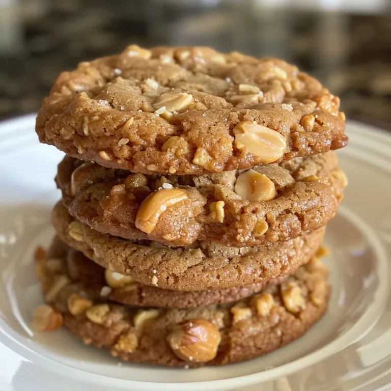 Crunching Through Cultures The Peanut Butter Cookies That Bring Us Together Close-up view of crunchy peanut butter cookies with a golden-brown exterior.