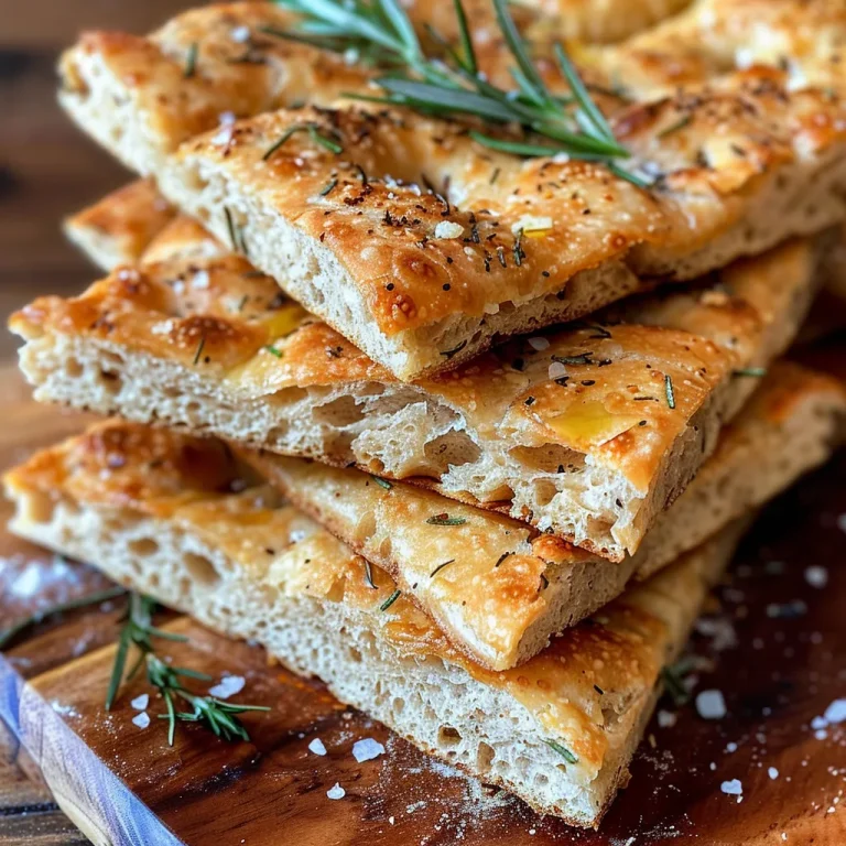A Slice of Adventure Crafting Whole Wheat Focaccia from Heartfelt Ingredients Close-up of a golden-brown Whole Wheat Focaccia Bread with herbs and toppings.