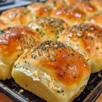 ['Close-up view of crispy Air Fryer Garlic Cream Cheese Rolls, showcasing a golden-brown exterior.', 'Side angle of juicy Air Fryer Garlic Cream Cheese Rolls with visible cream cheese filling and garlic toppings.', 'Detailed shot of Air Fryer Garlic Cream Cheese Rolls, highlighting the texture and melted butter glazing.', 'Mouthwatering close-up of freshly baked Air Fryer Garlic Cream Cheese Rolls topped with parsley and garlic.']