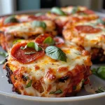 ['Close-up of a Cottage Cheese Pizza Bowl with melted cheese and pepperoni.', 'Side view of a delicious Cottage Cheese Pizza Bowl topped with fresh basil.', 'Juicy Cottage Cheese Pizza Bowl filled with marinara sauce and mozzarella.', 'Colorful presentation of Cottage Cheese Pizza Bowl with crostini and mini peppers.']