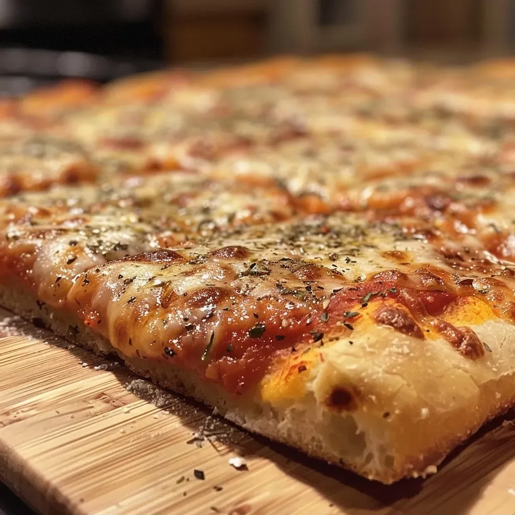 ['Close-up of homemade no yeast pizza dough made from yogurt and flour.', 'Side view of a thick, uncooked pizza dough on a wooden surface.', 'Juicy and soft pizza dough ready for toppings.', 'Freshly prepared easy pizza dough with visible texture.']