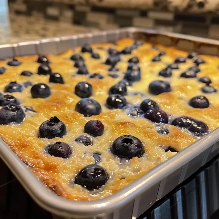 ['Close-up view of a slice of Greek Yogurt Bake topped with blueberries.', 'Side profile of a delicious Greek Yogurt Bake showcasing its fluffy texture.', 'Juicy Greek Yogurt Bake with visible blueberries and a golden-brown top.', 'A serving of Greek Yogurt Bake presented on a plate, garnished with lemon zest.']