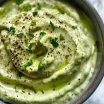['Close-up of a creamy Greek yogurt dip in a bowl with fresh vegetables around it.', 'Side view of a bowl filled with Greek yogurt dip and carrot, cucumber, and celery sticks.', 'A vibrant display of a Greek yogurt dip with colorful veggie sticks ready for dipping.', 'Thick Greek yogurt dip in a container, surrounded by cut vegetables on a wooden surface.']