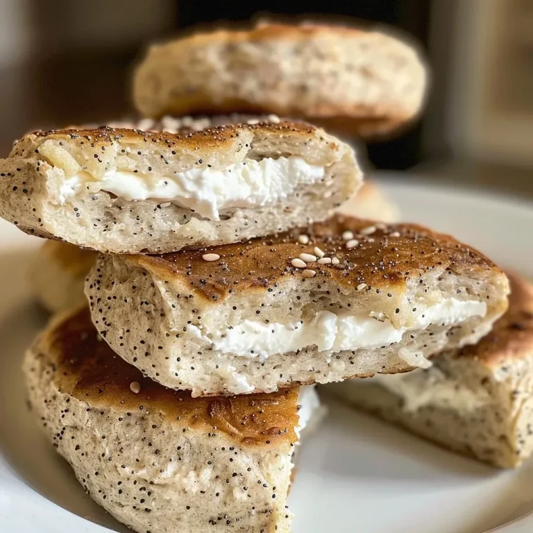 ['A close-up side view of golden brown high-protein bagel bites, showcasing their fluffy texture.', 'Juicy high-protein bagel bites arranged on a plate, highlighting their savory seasoning and sesame topping.', 'Freshly baked bagel bites with a moist interior and crunchy exterior, emphasizing their delicious ingredients.', 'Side view of a platter of high-protein bagel bites, revealing a golden crust and inviting texture.']