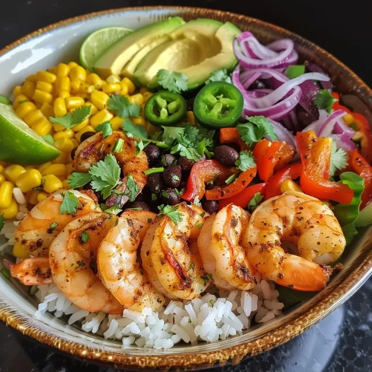['Close-up view of colorful shrimp fajita bowls with fresh ingredients.', 'Juicy shrimp fajita bowls garnished with avocado and lime slices.', 'Vibrant shrimp fajita bowls showcasing bell peppers and black beans.', 'Appetizing shrimp fajita bowls displayed with cooked rice and salsa.']