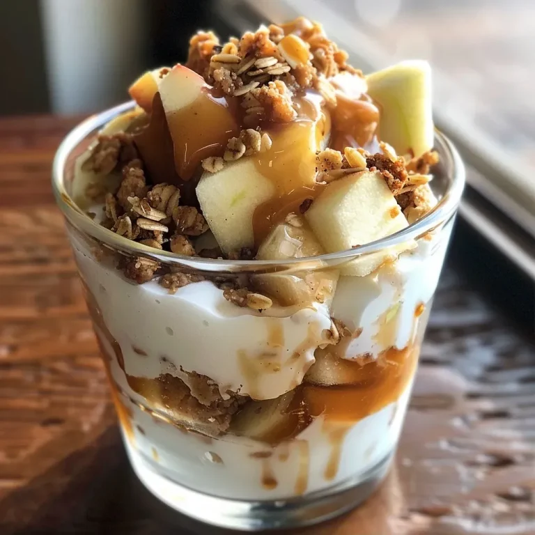 ['Close-up of a warm apple crisp served in a dish, topped with vanilla ice cream and caramel sauce.', 'Side view of golden brown apple crisp with sliced apples visible, accompanied by melted butter and a sprinkle of cinnamon.', 'Juicy apple crisp served in a bowl, featuring a crunchy oat topping and drizzled caramel sauce.', 'Freshly baked apple crisp dessert with a scoop of vanilla ice cream, showing layers of apples and oats.']