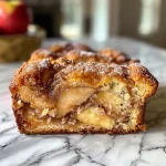 ['Close-up view of a golden-brown Apple Fritter Bread with visible apple chunks.', 'Side view of freshly baked Apple Fritter Bread, showcasing its fluffy texture and cinnamon topping.', 'Juicy Apple Fritter Bread with a dusting of powdered sugar and slices of apple peeking through.', 'Detailed shot of moist Apple Fritter Bread, highlighting its rich golden crust and soft interior.']