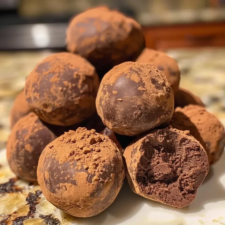 ['Close-up view of luscious Chai Chocolate Truffles dusted with cocoa powder.', 'Side view of rich Chai Chocolate Truffles with a glossy finish, showcasing their texture.', 'Deliciously crafted Chai Chocolate Truffles with spices visibly sprinkled on top.', 'A tempting arrangement of Chai Chocolate Truffles featuring a chocolatey exterior.']