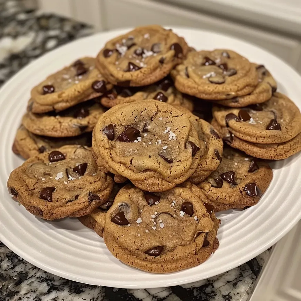 ['Close-up of a freshly baked espresso chocolate chip cookie with a glossy surface and melted chocolate chunks.', 'Side view of golden-brown espresso chocolate chip cookies, showcasing their chewy texture and rich color.', 'Delicious espresso chocolate chip cookies arranged on a plate, featuring visible chocolate chips and a soft interior.', 'Juicy espresso chocolate chip cookies with a shiny glaze, highlighting both chocolate and coffee flavors.']