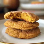 ['Close-up view of healthy gluten-free pumpkin snickerdoodles on a plate.', 'Side view of delicious pumpkin snickerdoodles with a golden-brown exterior.', 'Succulent pumpkin snickerdoodles arranged appetizingly, highlighting their chewy texture.', 'Freshly baked pumpkin snickerdoodles showcasing a sprinkling of cinnamon sugar.']