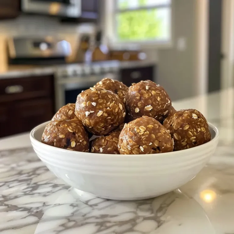 ['Close-up view of No Bake Pumpkin Spice Energy Bites drizzled with chocolate.', 'Side view of several No Bake Pumpkin Spice Energy Bites showcasing their texture.', 'Juicy, round No Bake Pumpkin Spice Energy Bites on a wooden surface.', 'A handful of No Bake Pumpkin Spice Energy Bites with a background of oats and pumpkin.']