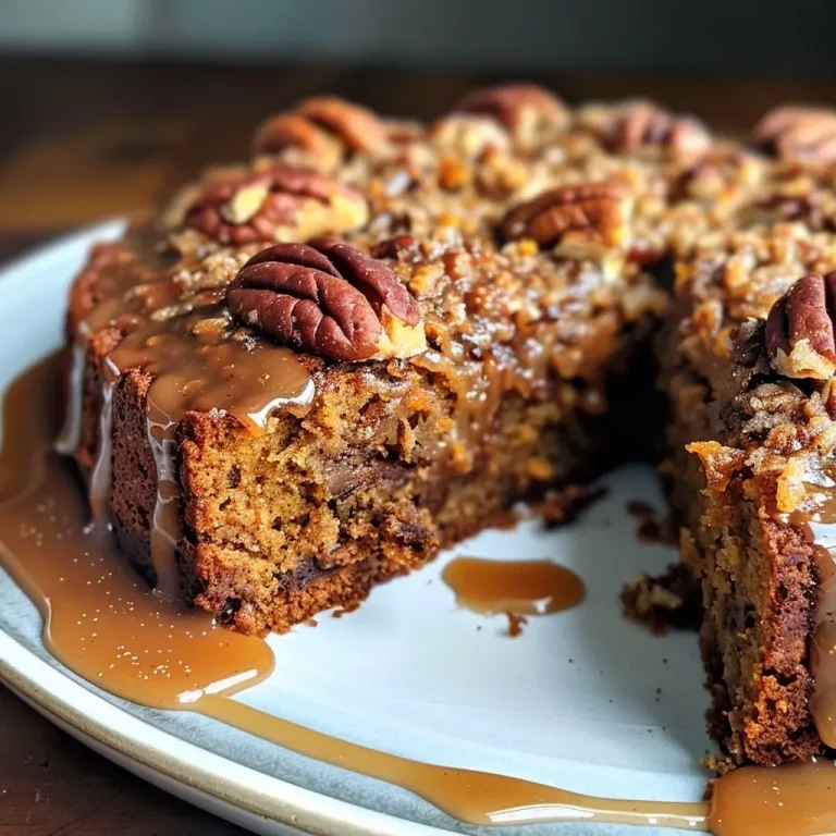 ['A slice of Pumpkin Coffee Cake with a moist texture on a white plate.', 'Close-up view of Pumpkin Coffee Cake showcasing its golden-brown top and crumbly surface.', 'A side view of a piece of Pumpkin Coffee Cake, highlighting its rich pumpkin color and spices.', 'A delicious slice of Pumpkin Coffee Cake topped with a light dusting of powdered sugar.']