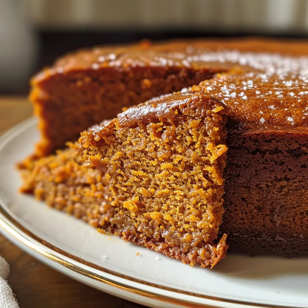 ['Close-up side view of a moist classic pumpkin cake with a rich orange color.', 'Detailed view of a freshly baked pumpkin cake, showcasing its texture and frosting.', 'Side perspective of a delectable pumpkin cake, highlighting its layers and ingredients.', 'Juicy classic pumpkin cake with a smooth frosting, presented from a close-up angle.']