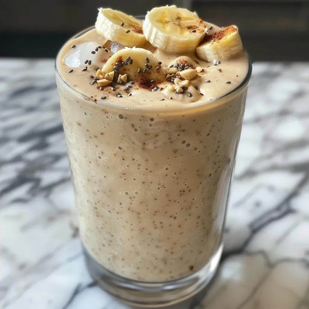 Almond Butter Banana Smoothie