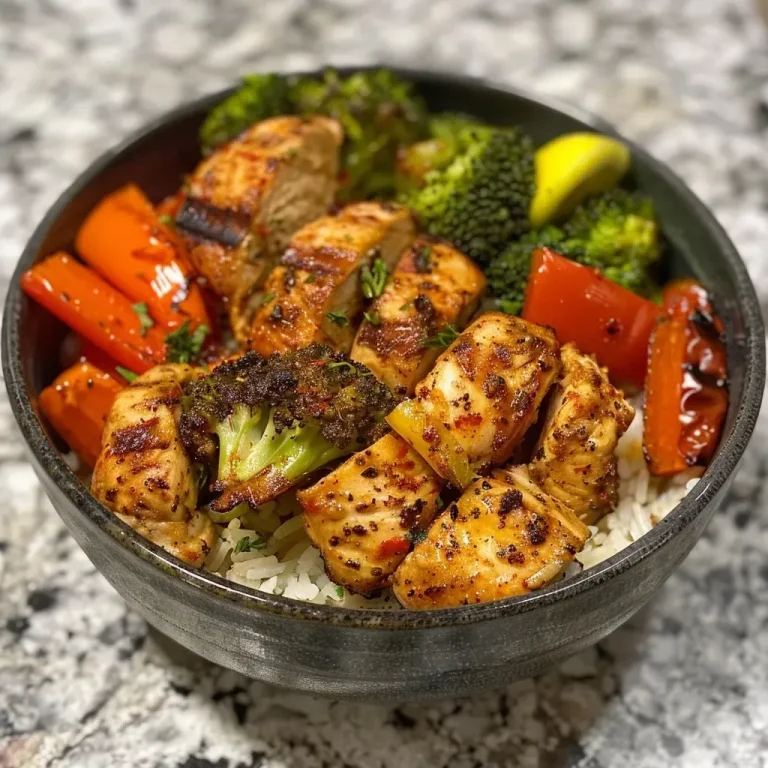 A Flavorful Journey in a Bowl Discovering Balance with Every Bite Balanced Chicken Veggie Power Bowl