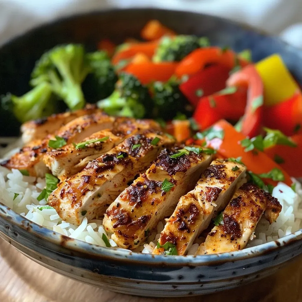 Balanced Chicken Veggie Power Bowl