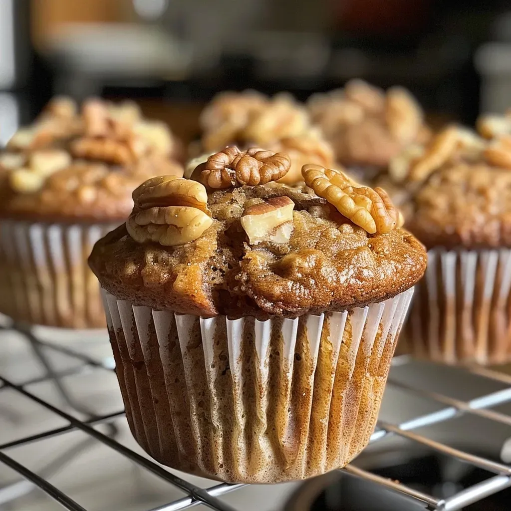 Banana Nut Muffins Easy Recipe