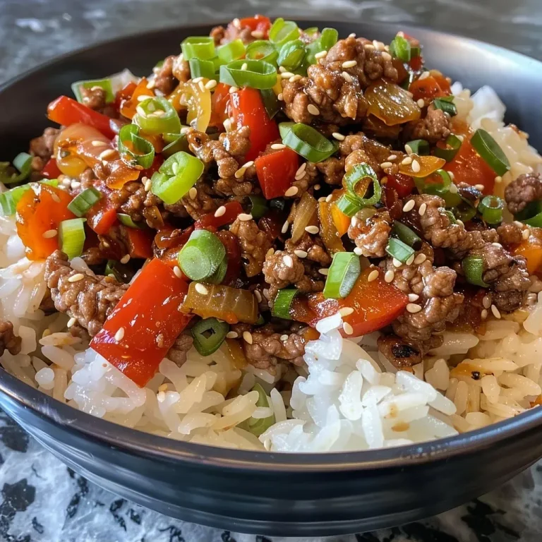 A Culinary Adventure Discovering the Heart of Home with a Beef and Pepper Rice Bowl Beef And Pepper Rice Bowl