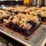 Blueberry Crumble Bars