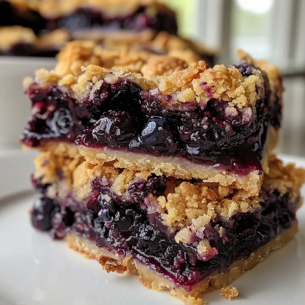 Blueberry Crumble Bars