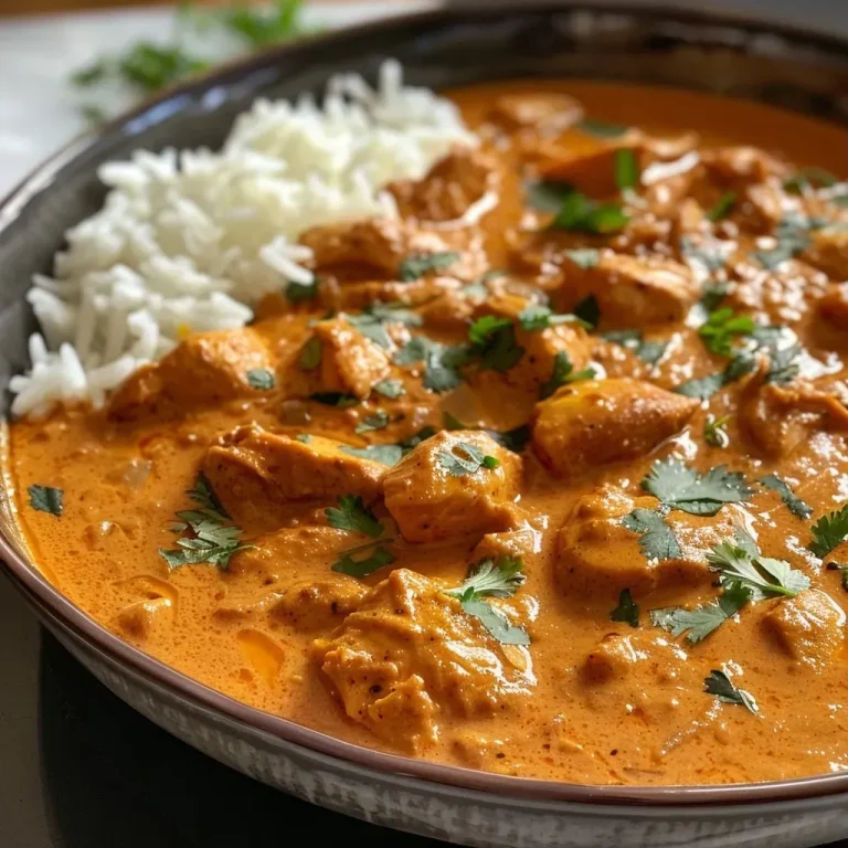 A Culinary Adventure: Unveiling the Comfort of Butter Chicken Close-up image of juicy Butter Chicken served in a bowl with cilantro garnish.