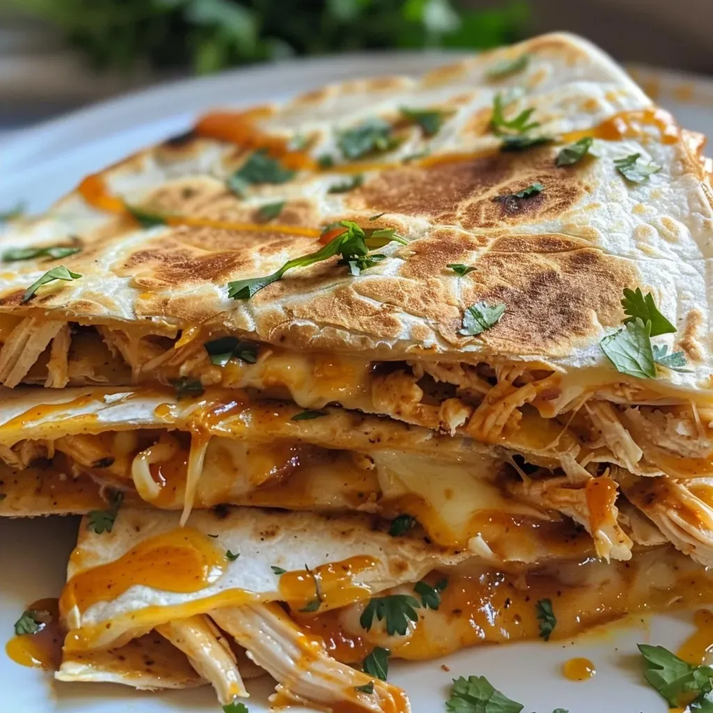 Charred BBQ Chicken Quesadillas
