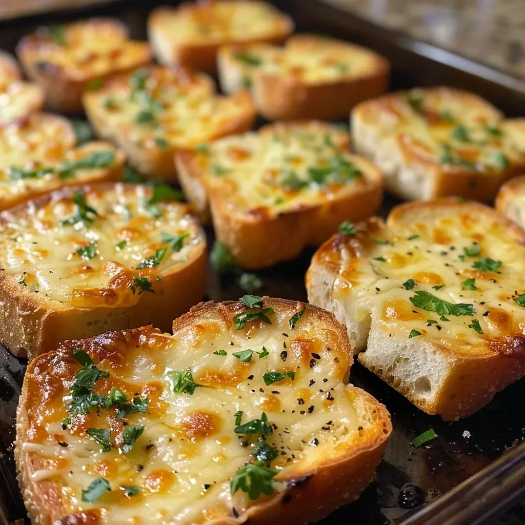 Cheesy Garlic Bread Bites