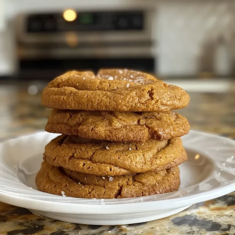 A Journey Through Autumn: The Chewy Pumpkin Cookies That Warm the Soul Close-up of chewy pumpkin cookies with a golden-brown exterior and a soft texture.