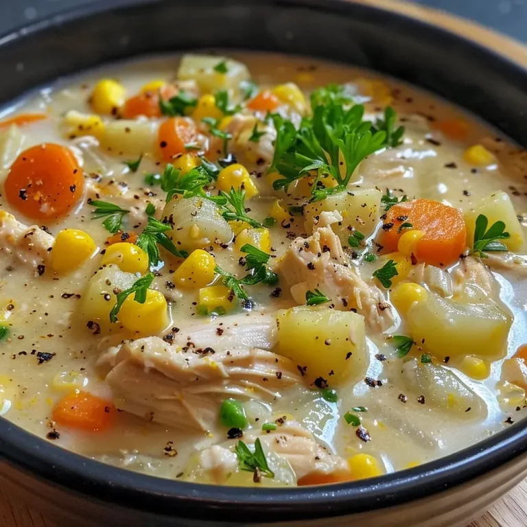 Whispers of Comfort: A Journey Through Chicken and Corn Chowder Chicken and Corn Chowder