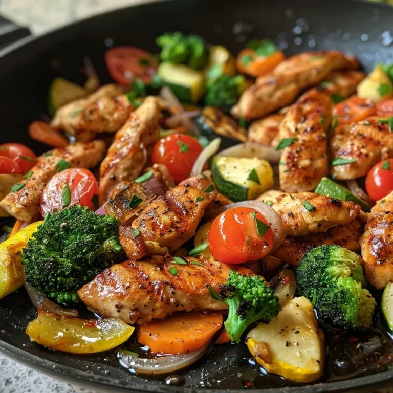 Chicken and Vegetables Skillet
